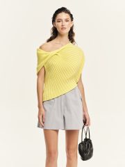 SEASHELLS KNIT DRAPED lime – Obrázok 2