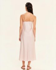 MAGICALITY COCKTAIL DRESS WITH DRAPED NECKLINE crystallized pink S – Obrázok 2