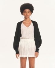 ARCHETYPES KNIT BOLERO black