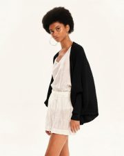 ARCHETYPES KNIT BOLERO black – Obrázok 2