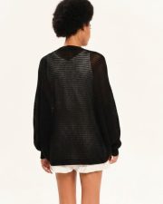 ARCHETYPES KNIT BOLERO black – Obrázok 3