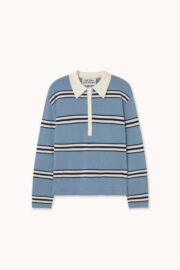 STRIPES KNITTED MERINO POLO