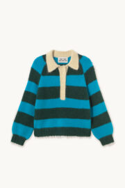 FRANK STRIPED POLO SWEATER