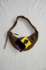 Banana Bag XL – Olive suede - Image 3