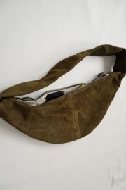 Banana Bag XL – Olive suede - Image 2