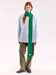 Mini Soft Wool Scarf, Bright Green - Image 5