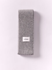 Mini Soft Wool Scarf, Flannel Grey