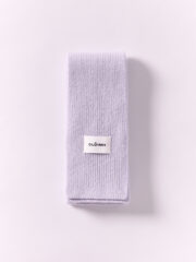 Mini Soft Wool Scarf, Pale Lavender