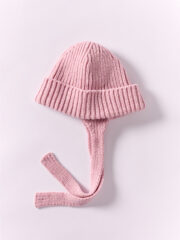 Wool Ear Flap Hat, Rose – Obrázok 6