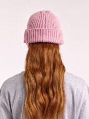 Wool Ear Flap Hat, Rose – Obrázok 5