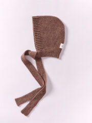 Wool Tied Hood, Brown - Image 5