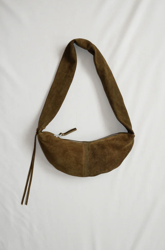 Screenshot 2026-07-18 at 18-35-17 Banana Bag XS – NONA Banana Bag XS Olive Suede - Image 1