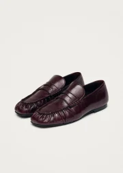 Aven Rift Burgundy Leather Loafers - Image 2