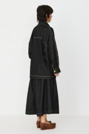 Izar Gots shirt, black denim - Image 3