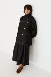 Izar Gots shirt, black denim - Image 2