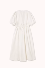 Puff-Sleeve Midi Dress - Image 5