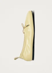 Rosalind Patent Vanilla Leather Ballet Flats - Image 5