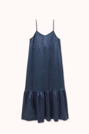 Ruffle dress, navy