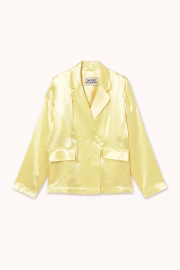 Fluid blazer, pastel yellow, size 36