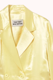 Fluid blazer, pastel yellow, size 36 - Image 4