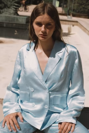 Fluid blazer, pretty blue, size 34 - Image 4
