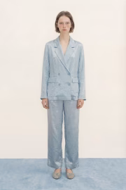 Fluid trousers, pretty blue, size 34 - Image 2