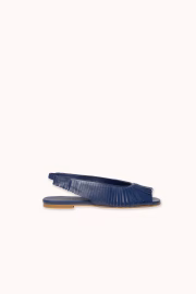 Leather ballerina flats with tassels