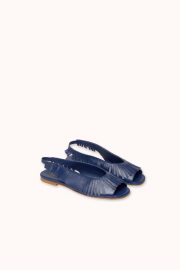 Leather ballerina flats with tassels - Image 2