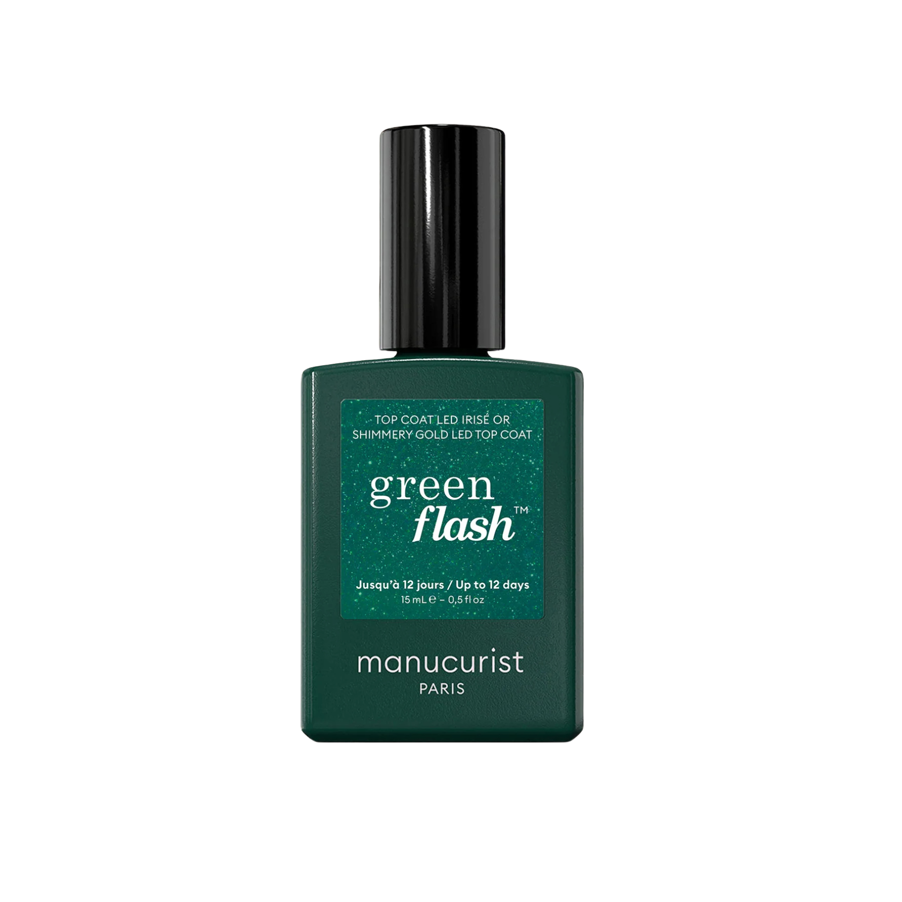 top coat shimmery gold flash led manucurist concet story21 LED Shimmery Gold Top Coat Green Flash™ - Image 1